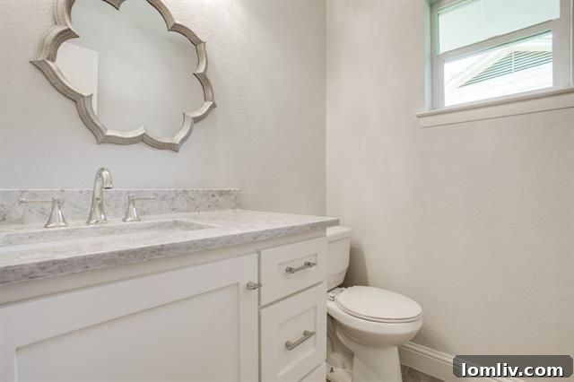 Spacious Master Bathroom with Linen Closet