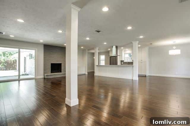 Bright and Airy Open Plan Living Space
