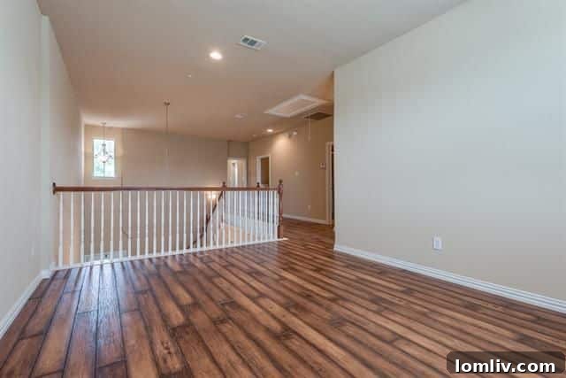 Modern Allen Townhome A+ Schools Walk to Premier Shopping 19 1927 Monterrey Street Townhome Upstairs Living Area