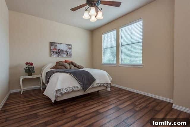 Modern Allen Townhome A+ Schools Walk to Premier Shopping 20 1927 Monterrey Street Townhome Master Bedroom