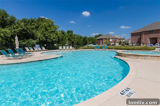 Modern Allen Townhome A+ Schools Walk to Premier Shopping 3 Villas Of Cottonwood Creek Community Entrance