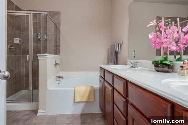 Modern Allen Townhome A+ Schools Walk to Premier Shopping 22 1927 Monterrey Street Townhome Soaker Tub