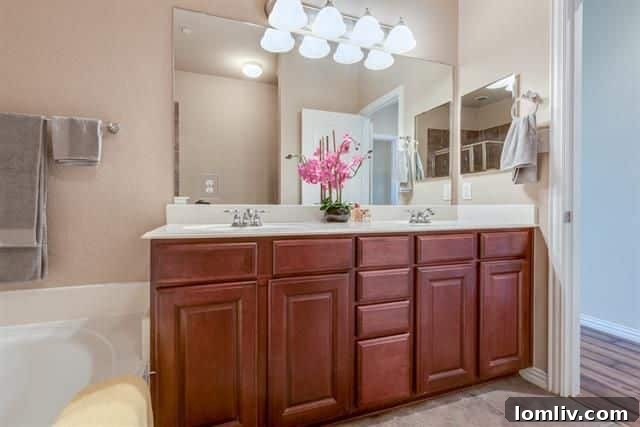 Modern Allen Townhome A+ Schools Walk to Premier Shopping 23 1927 Monterrey Street Townhome Glass Shower