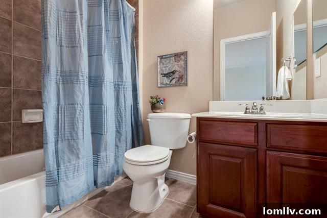 Modern Allen Townhome A+ Schools Walk to Premier Shopping 26 1927 Monterrey Street Townhome Second Bathroom