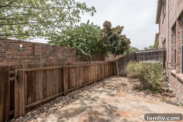 1927 Monterrey Street Townhome Backyard
