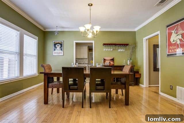 View of Living Room and Dining Area