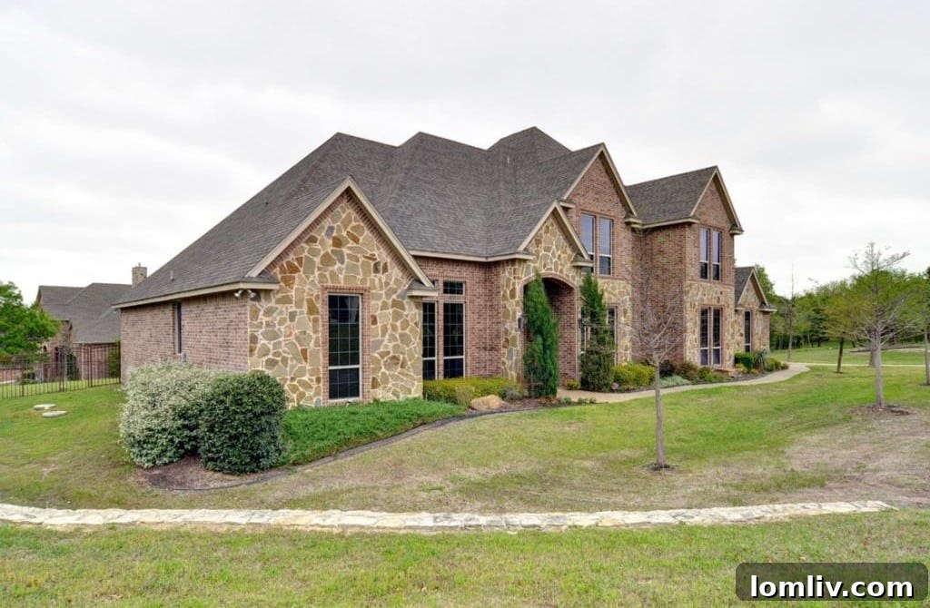 Aerial View of Aledo Property