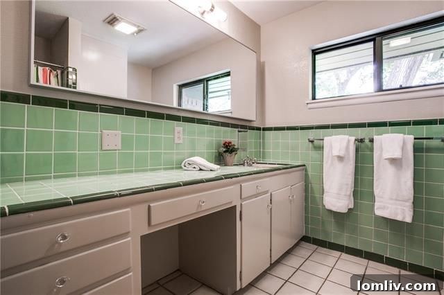 Bedroom with plantation shutters