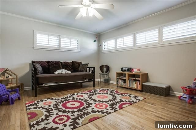 Bathroom with retro tiles and modern vanity
