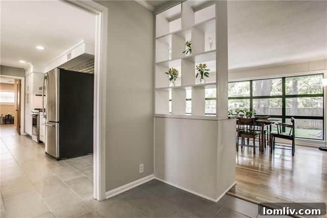 Bright and open Midcentury Modern interior