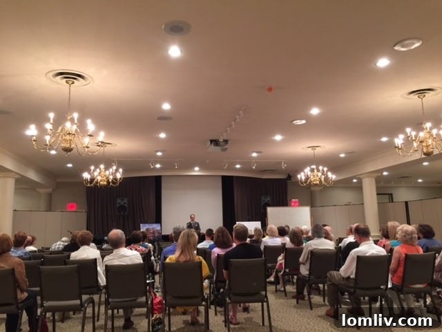 Laura Miller at the Transwestern Community Meeting in Preston Center