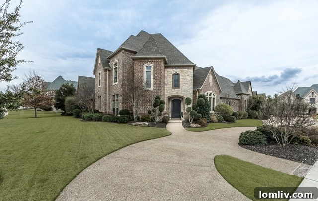 Southlake Home with Pool and Waterfall