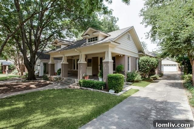 5739 Morningside Avenue: Historic Craftsman Bungalow in Lower Greenville, Dallas