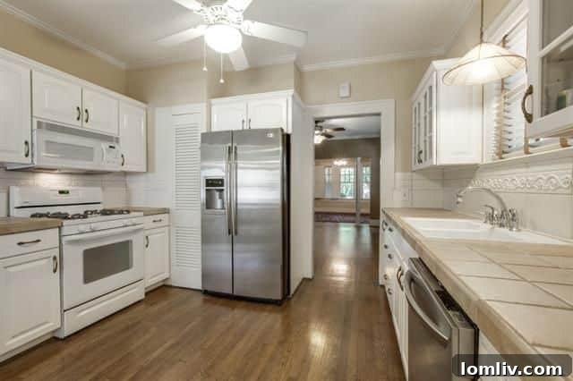 Perspective of the dining room at 5739 Morningside Avenue