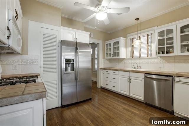 Another view of the elegant dining room