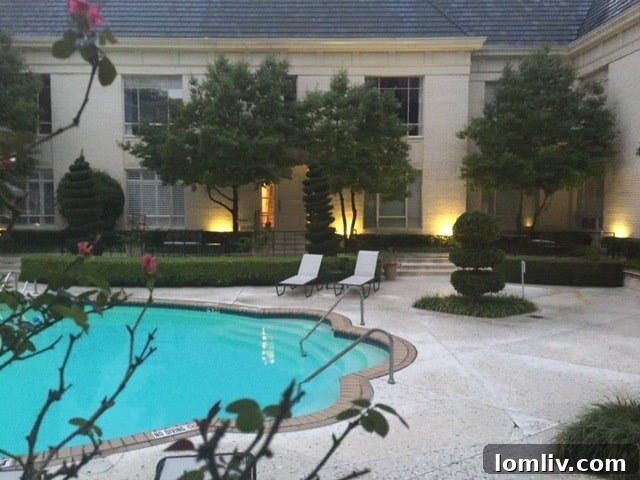 Jane McGarry by Imperial House pool