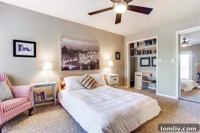Elegant master bathroom with frameless glass shower and contemporary vanity