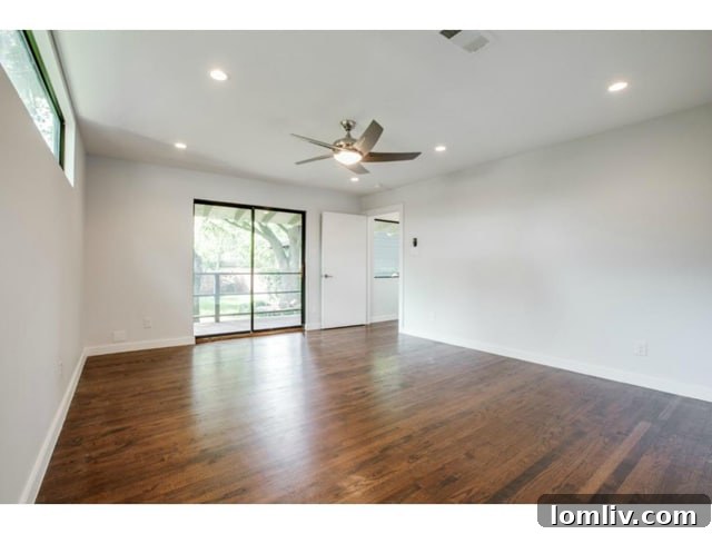 Spacious Master Bedroom with Direct Access to Private Porch