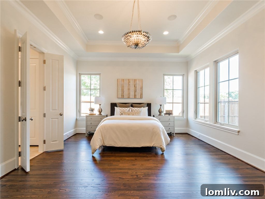 Luxurious Downstairs Master Bedroom