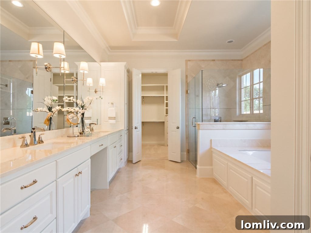 Spa-Like Master Bathroom with Soaking Tub