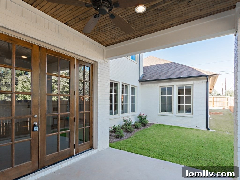 Inviting Covered Patio for Outdoor Living
