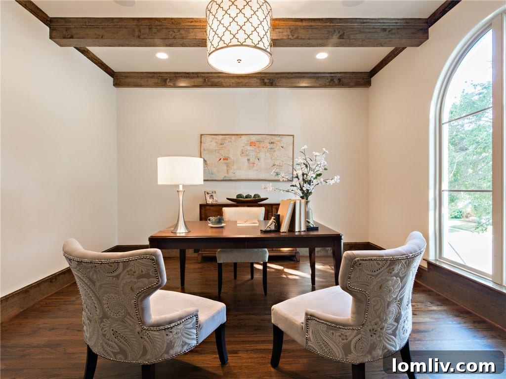 Elegant Study at 7243 Casa Loma