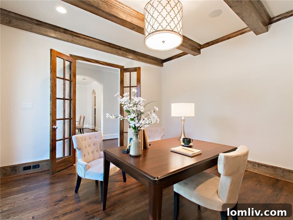 Inviting Home Office or Parlor Space