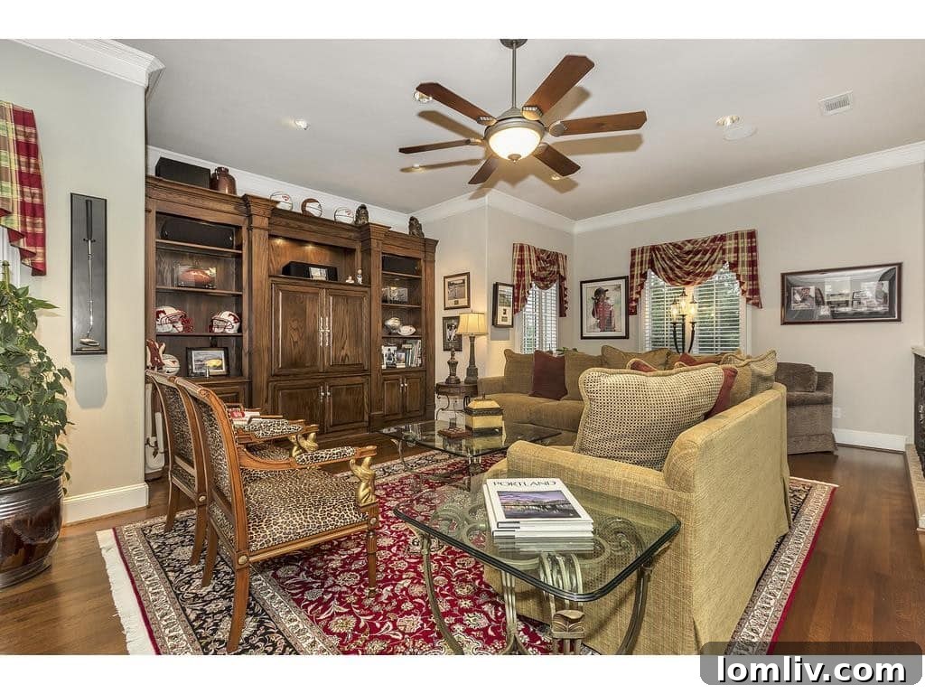 Spacious Game Room or Playroom with Ample Natural Light