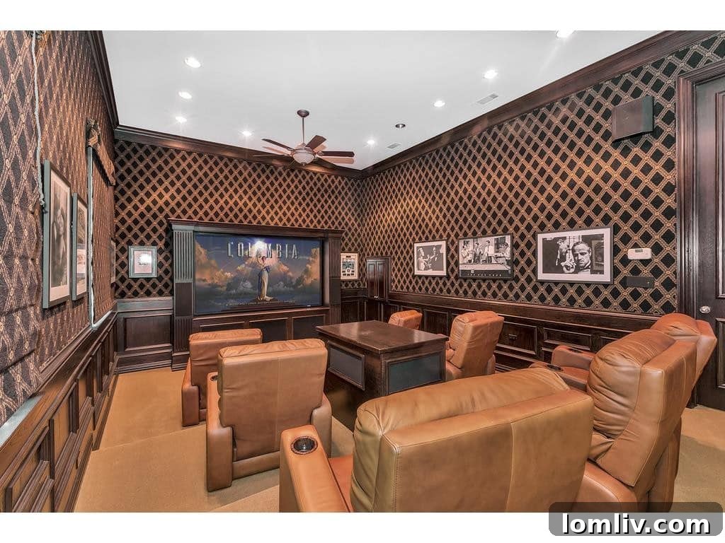 Modern Gourmet Kitchen with Stainless Steel Appliances and Island