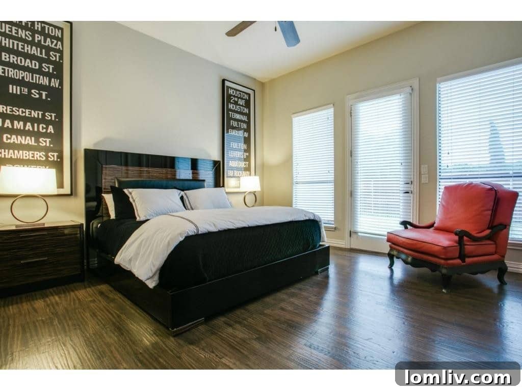 Comfortable guest quarters, designed to provide privacy and luxury for visitors.