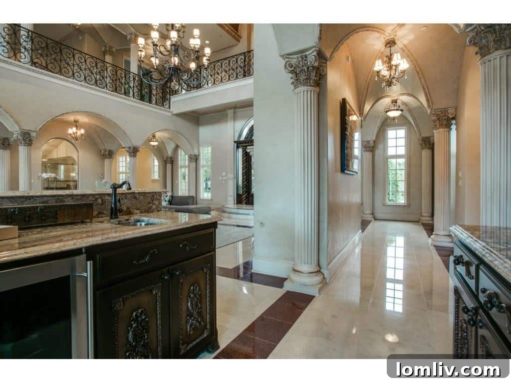 Close-up of the sophisticated bar setup, perfect for entertaining guests.