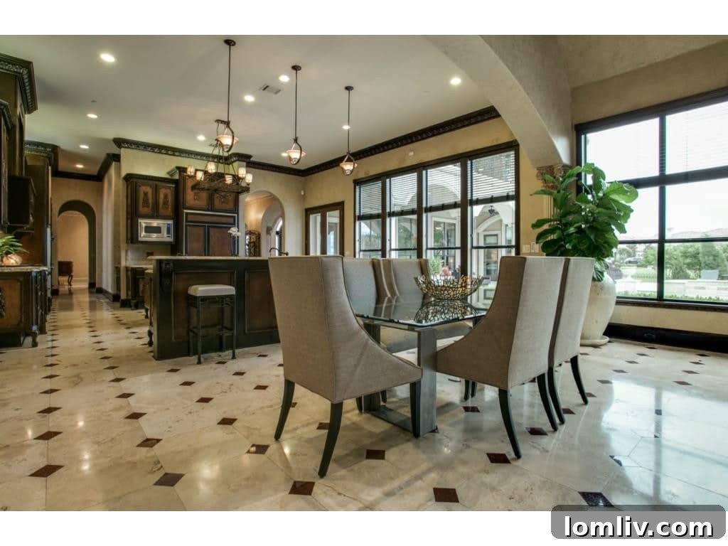 A bright and inviting breakfast nook, perfect for casual dining.