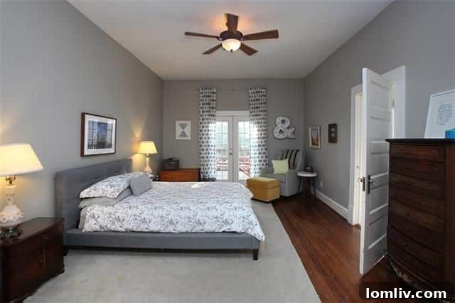 Luxurious Master Bedroom in Dallas Historic Home