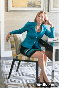 Portrait of Dallas Interior Designer Barbara Gilbert