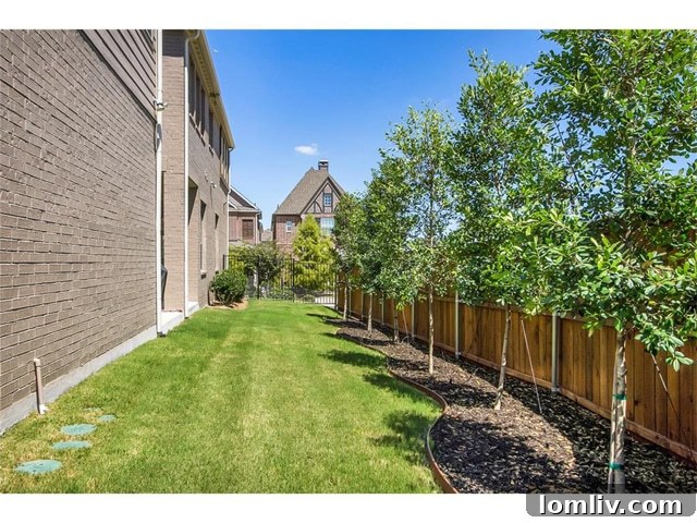 2272 Longwood Drive Side Yard Entrance