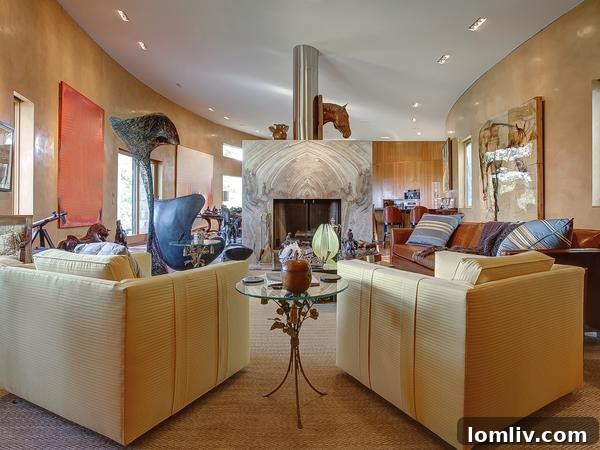 Spacious Living Area in Rocking W Ranch Main House