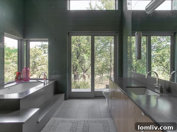 Spacious Master Bathroom in Rocking W Ranch Main House