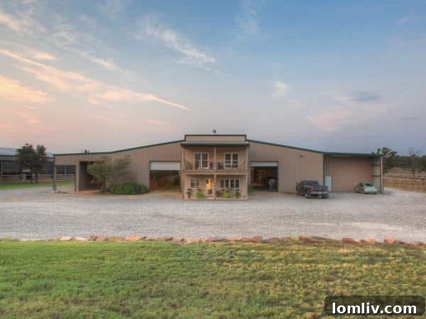 Grand Show Barn at Rocking W Ranch