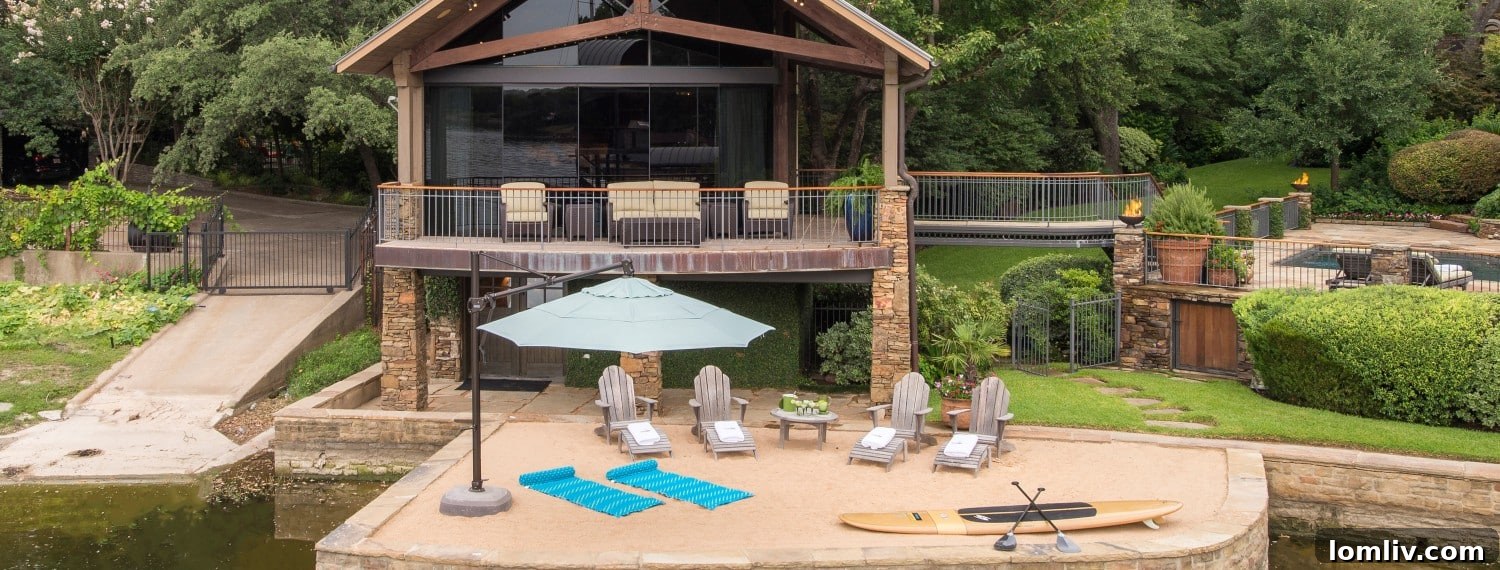 Outdoor patio area for relaxation