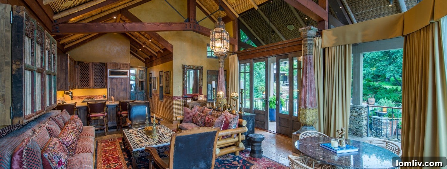 Tennis court for sports enthusiasts