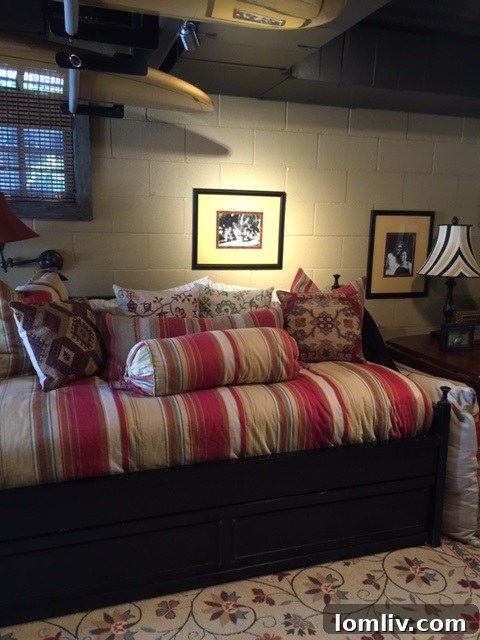 Bunk beds in the guest house
