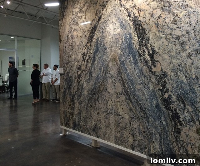 Exquisite Bookmatched Stone Slabs at Aria Stone Gallery
