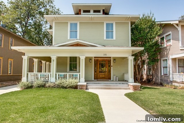 Elegant residence at 315 N. Montclair Ave., Dallas, showcasing sophisticated design