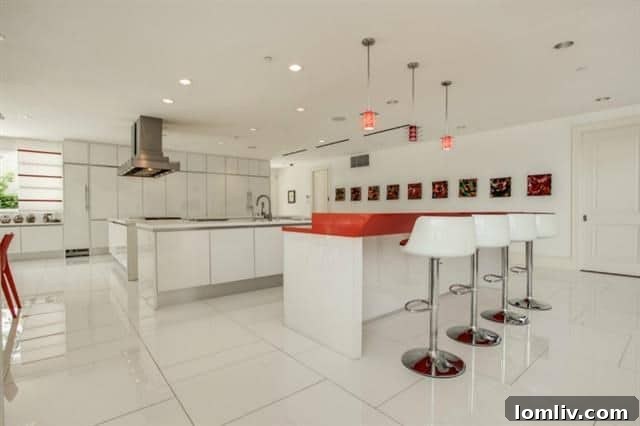 Sleek Main Kitchen with Ample Workspace