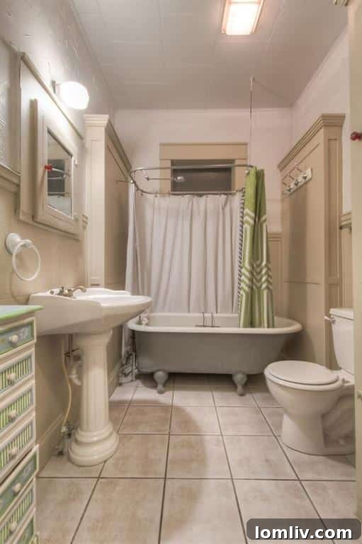 Well-appointed bathroom with modern fixtures