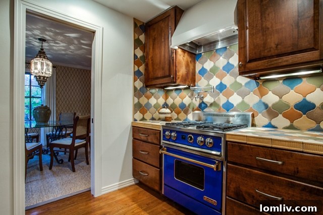 Interior of 603 Monte Vista Dr Dallas - Designer Kitchen