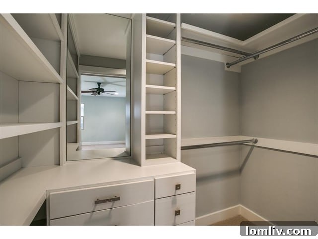 3820 Shorecrest Master Closet - Ample Storage