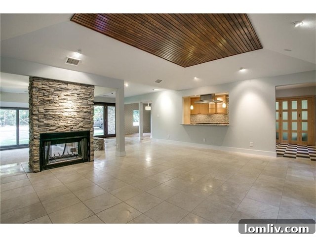 3820 Shorecrest Living Area - Spacious Open Plan