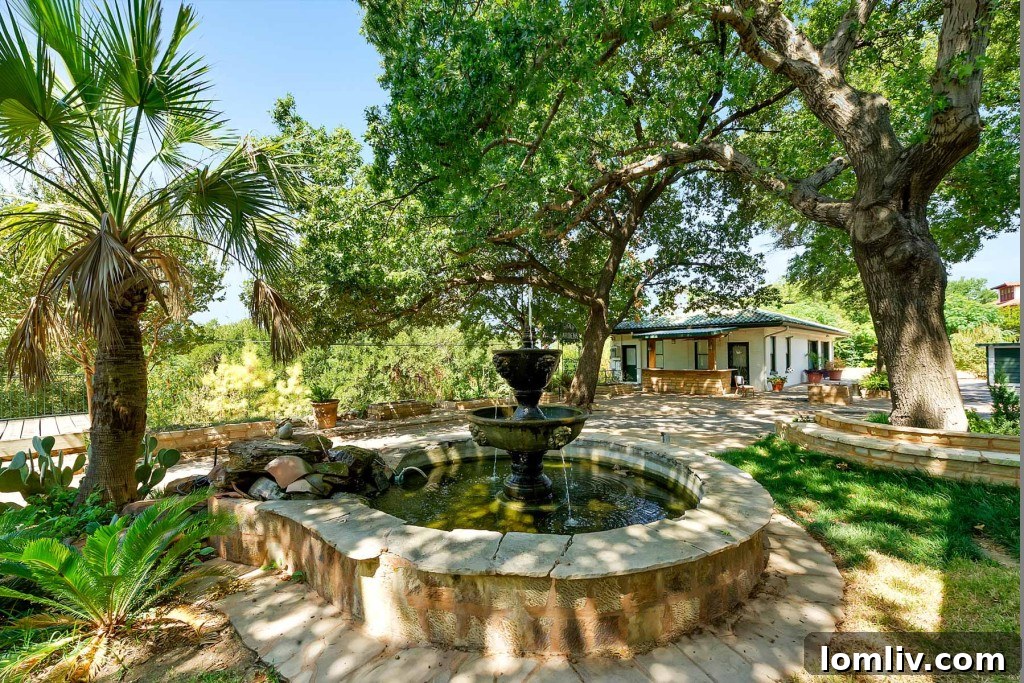 Mystical Allure of Mistletoe Heights Historic Villa 23 Charming Guest House Exterior on the Historic Mistletoe Heights Property