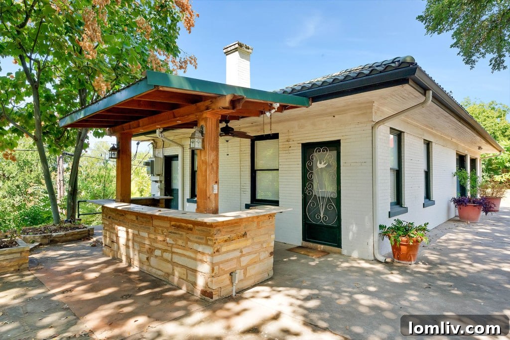 Mystical Allure of Mistletoe Heights Historic Villa 24 Inviting Interior of the Spacious Guest House with Ample Natural Light